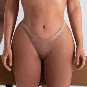 NEW! SKIMS Nude Satin Thong